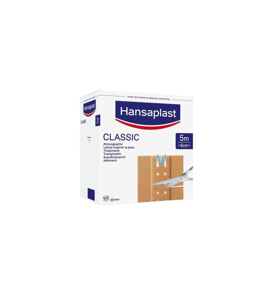 Hansaplast - Wundpflaster Classic 5 m x 6 cm 1 Stück