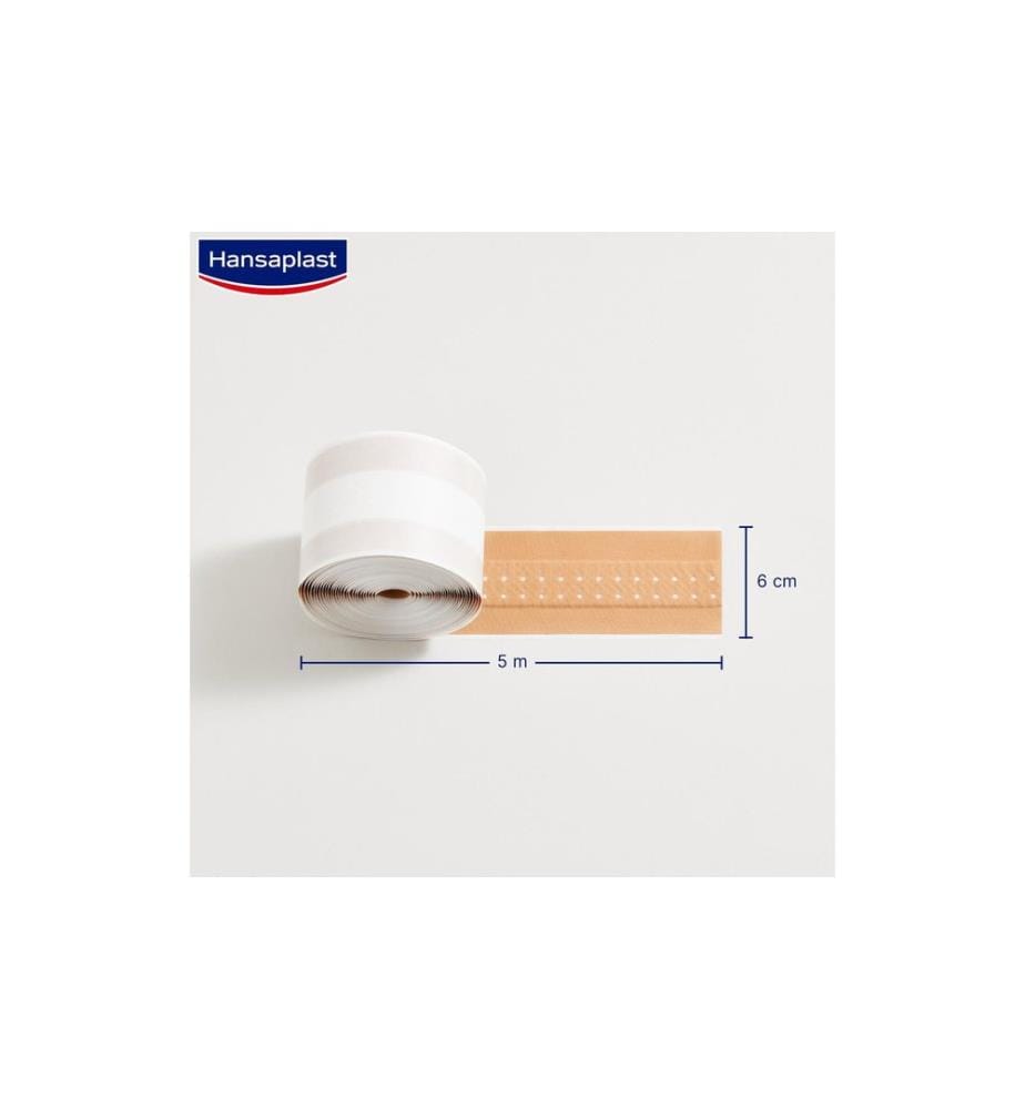 Hansaplast - Wundpflaster Classic 5 m x 6 cm 1 Stück
