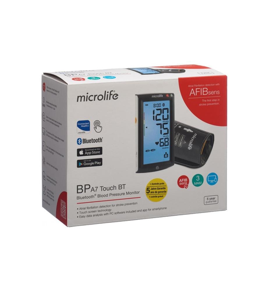 microlife - Blutdruckmessgerät A7 Touch Bluetooth Gr M-L, 22-42 cm