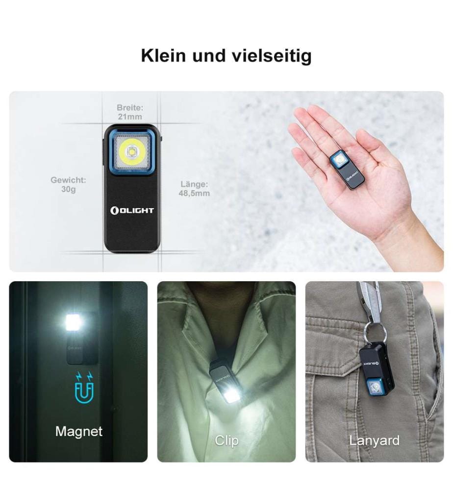 Lampe de poche Oclip GRN