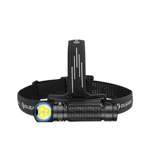 Lampe frontale, 3 000 lumens avec clip magnétique - Noir