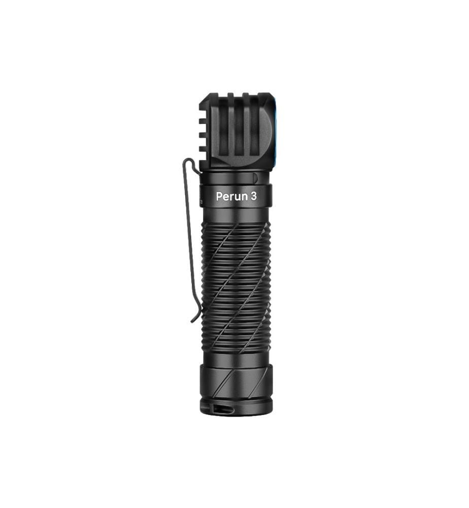 Lampe frontale, 3 000 lumens avec clip magnétique - Noir