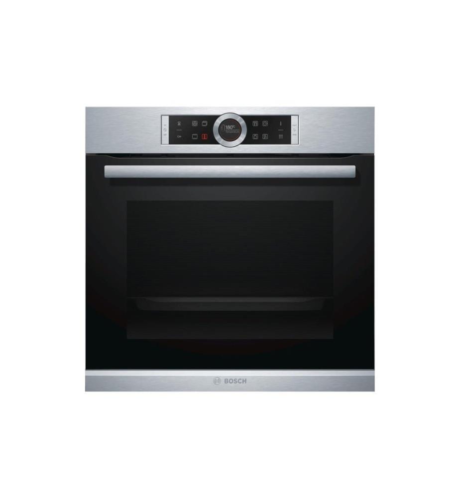 BOSCH - Einbaubackofen HBG675BS1 Silber A+