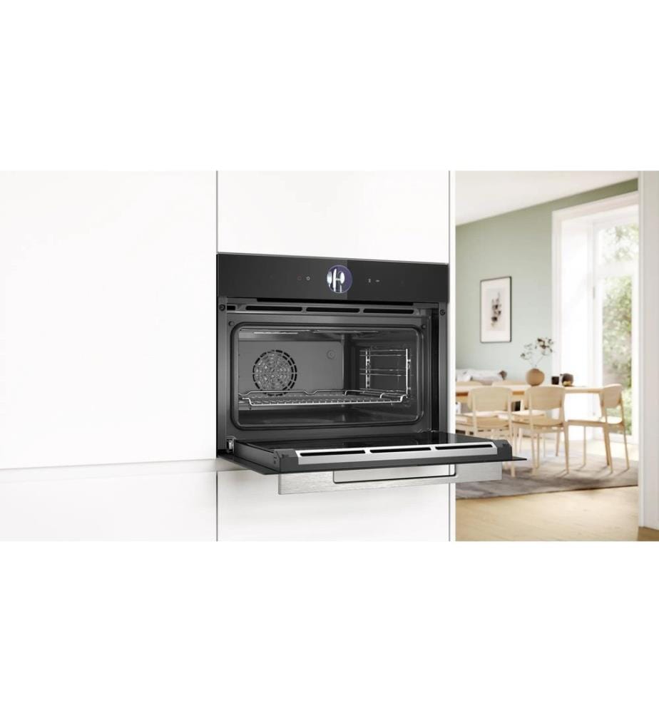 BOSCH - Einbaudampfbackofen CSG7361B1 Schwarz A+