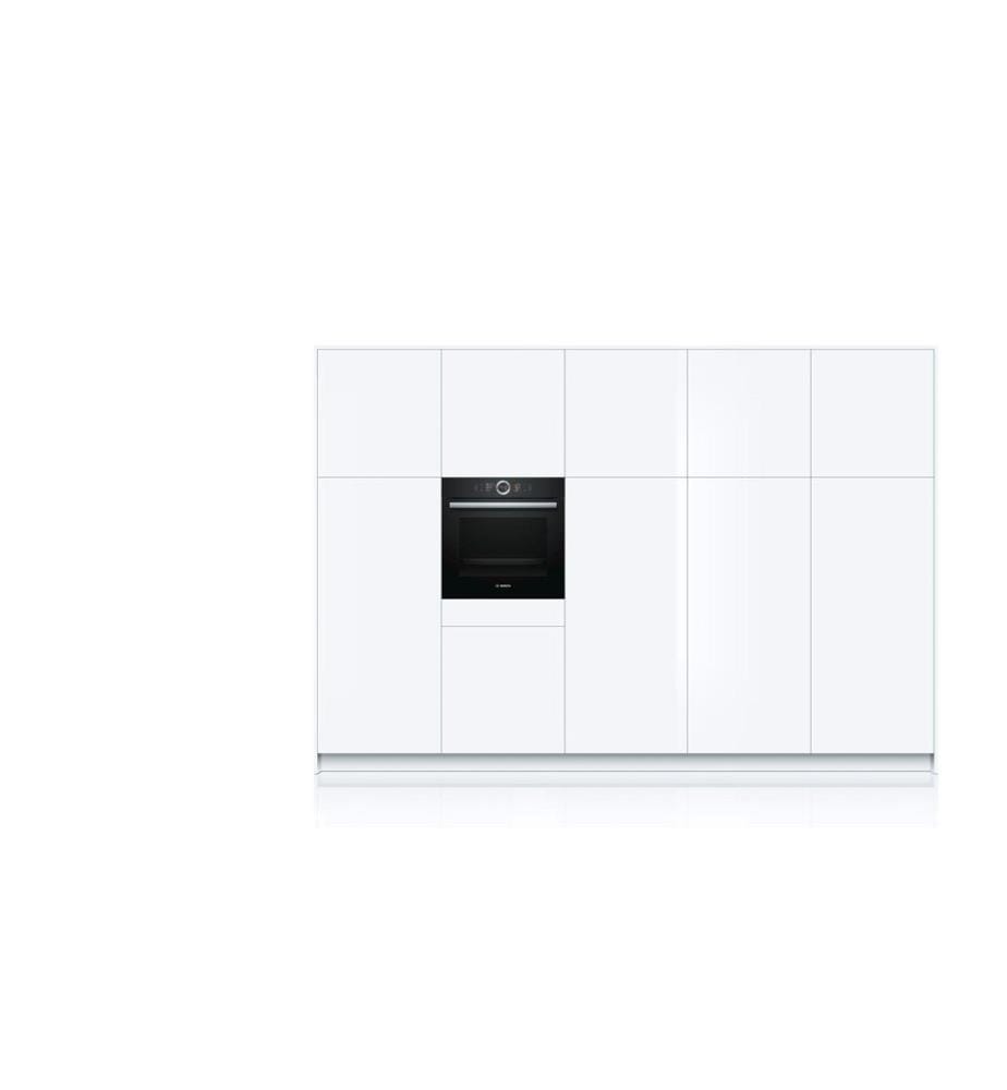BOSCH - Einbaubackofen HBG676EB6 Schwarz A+