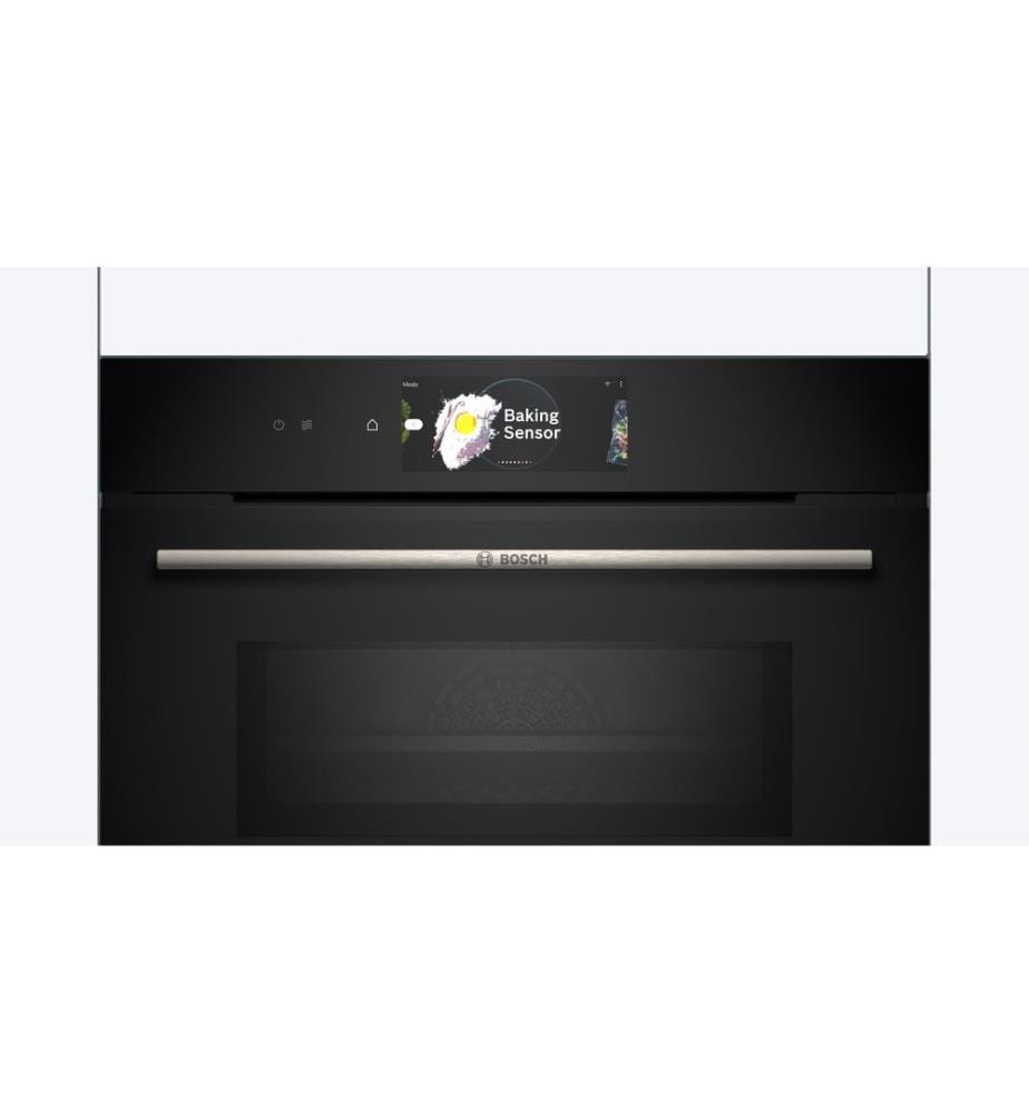 BOSCH - Einbaubackofen mit Mikrowelle CMG778NB1 Schwarz