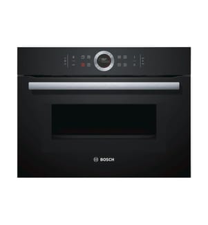 BOSCH - Einbaubackofen mit Mikrowelle CMG633BB1 Schwarz