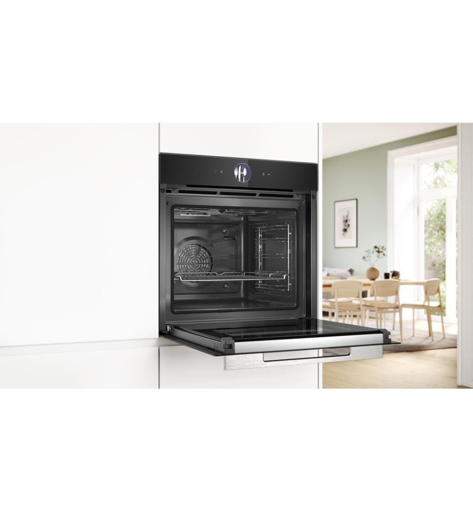 BOSCH - Einbaubackofen HBG7764B1C Schwarz A+