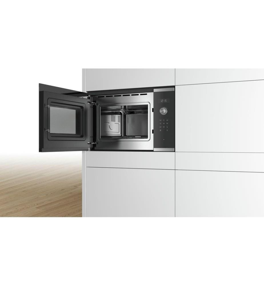 BOSCH - Einbaumikrowelle BFL554MS0 Schwarz/Silber