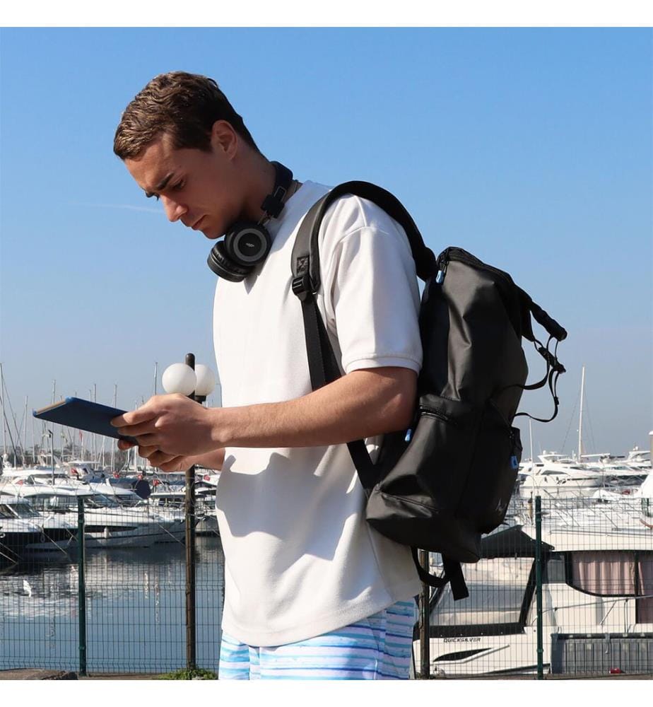 Sac à dos étanche pour ordinateur portable - Noir