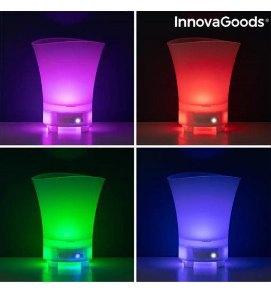 Secchio LED Sonice con altoparlante ricaricabile - Bianco