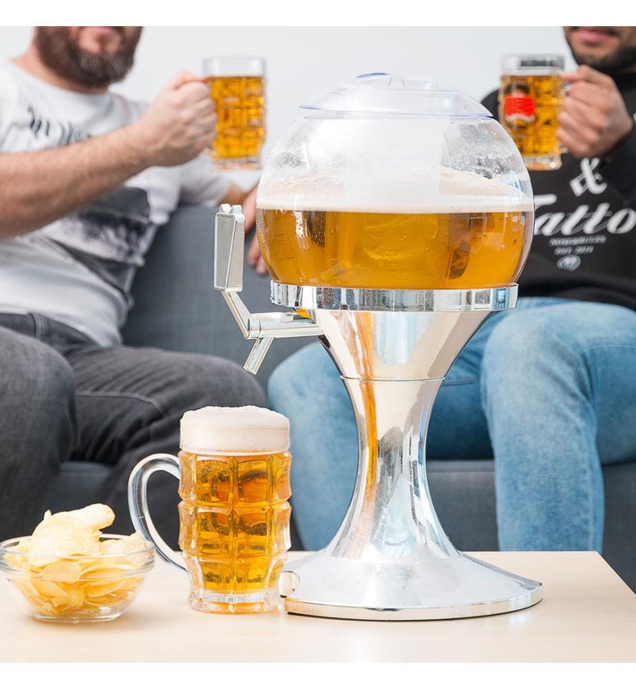 Dispenser per birra a sfera - Grigio e trasparente