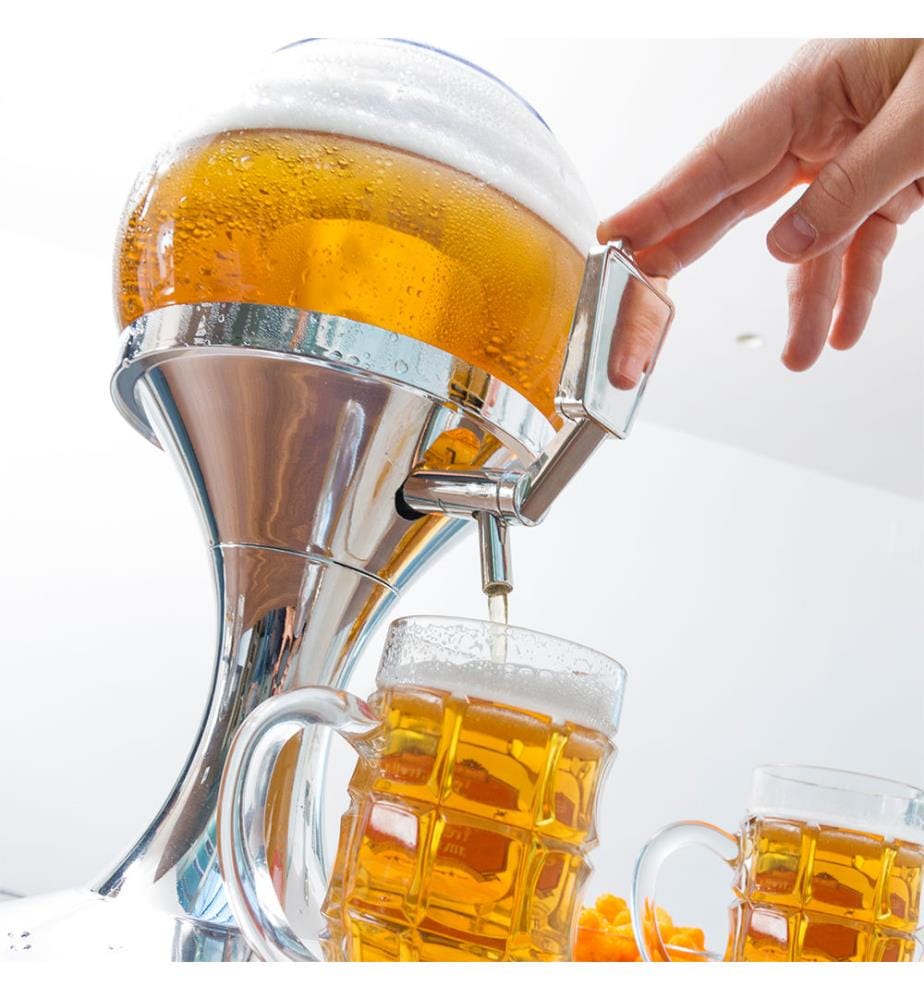 Dispenser per birra a sfera - Grigio e trasparente