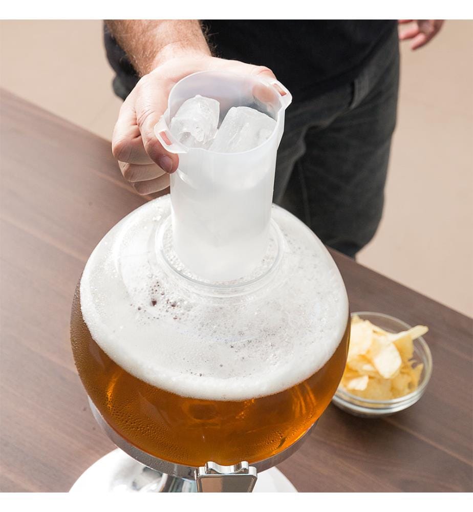 Dispenser per birra a sfera - Grigio e trasparente