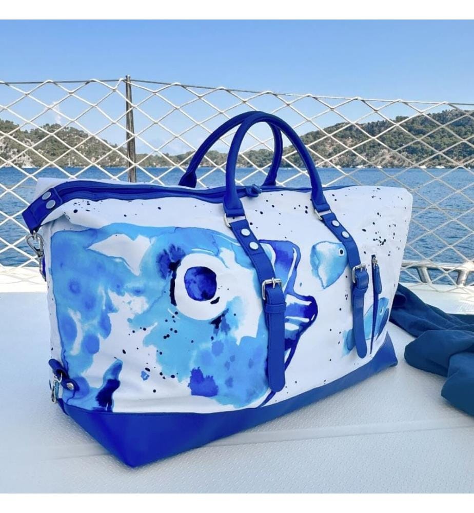Sac de voyage Anemoss Fish - Bleu