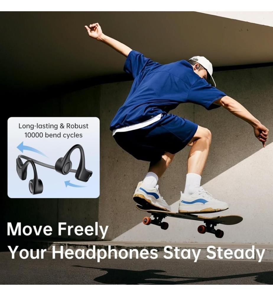 Écouteurs de Sport Ouverts Kinglucky X7 Bone Conduction - Noir