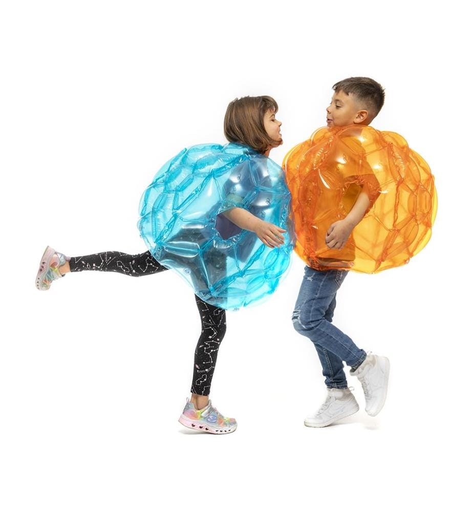 Riesiger aufblasbarer Ball Bumpoy 2 Einheiten - Blau und Orange