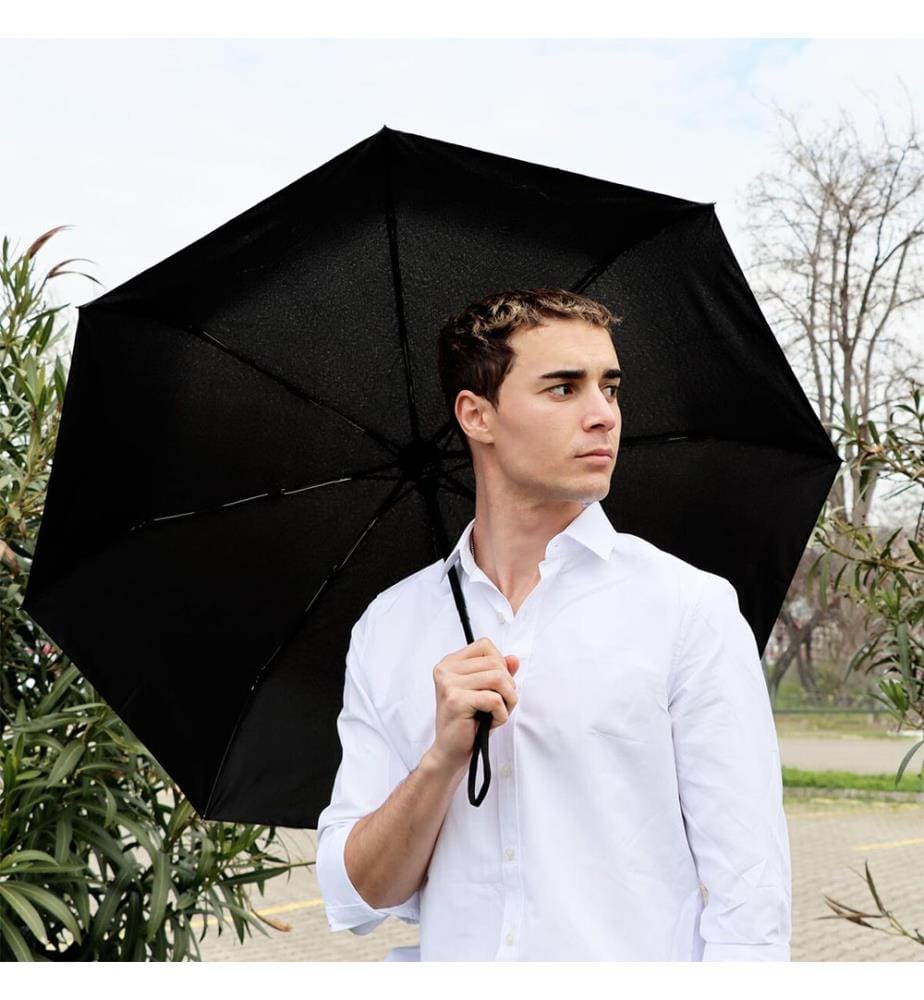 Mini parapluie Automatique Noir - Noir