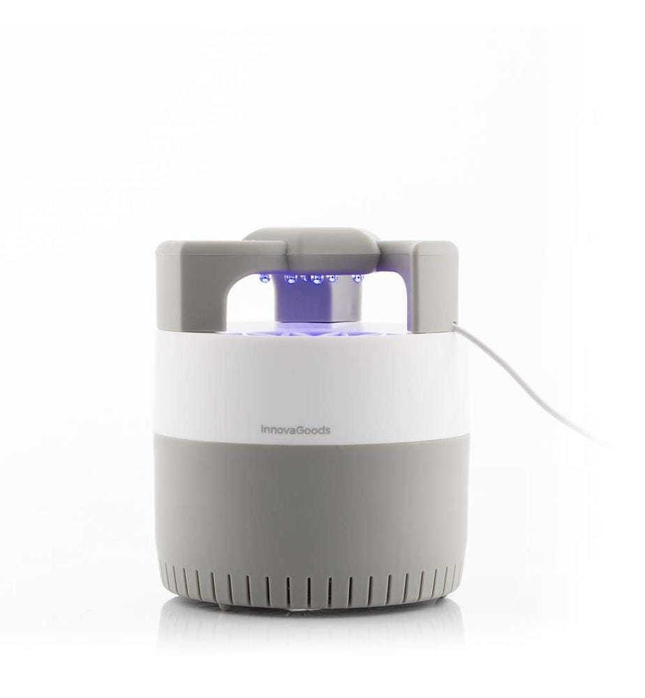 Lampe anti-moustiques à aspiration KL Silen - Blanc et Gris