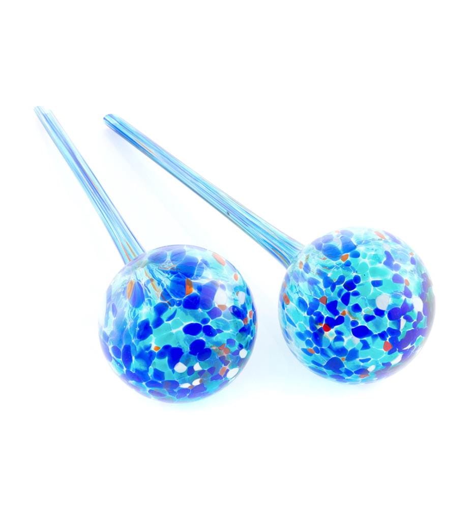 Globes d'Arrosage (Lot de 2) - Bleu et Transparent