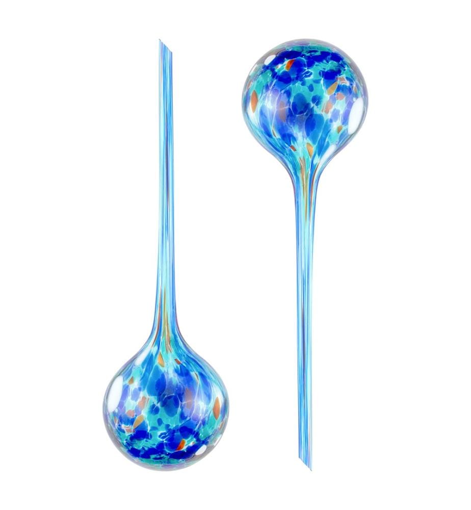 Globes d'Arrosage (Lot de 2) - Bleu et Transparent