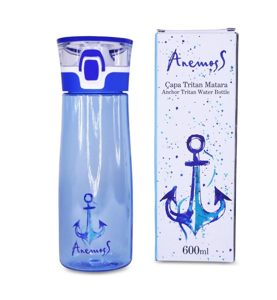 Anemoss Anchor Borraccia in Tritan 600 ml - Blu
