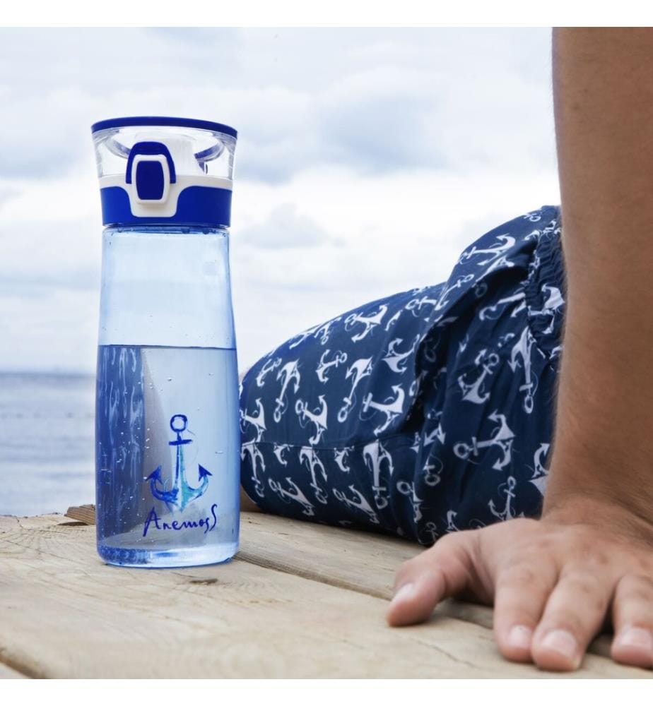 Anemoss Anchor Borraccia in Tritan 600 ml - Blu
