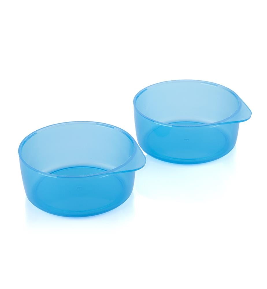 Bouteille 2 en 1 avec Récipients d'Eau et de Nourriture pour Animaux de Compagnie Pettap - Bleu