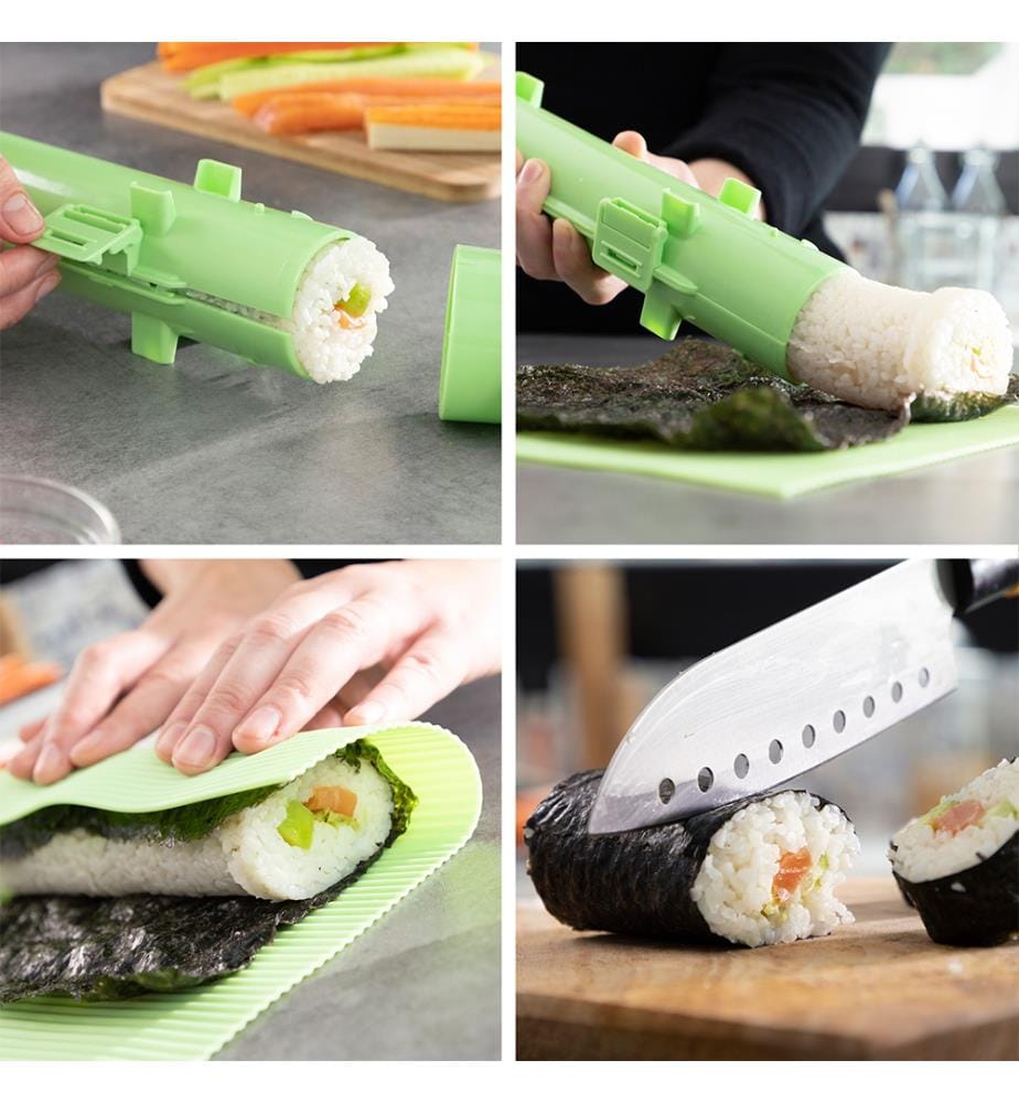 Suzooka Set per sushi da 3 pezzi - Verde