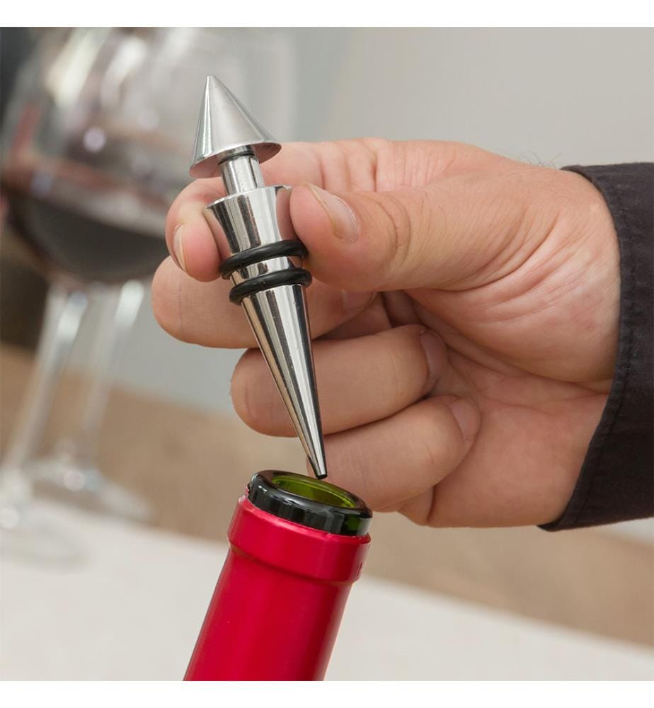 Set Valigetta portabottiglie per vino 5 pezzi - Nero