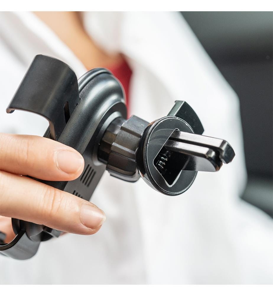 Support de téléphone à charge rapide sans fil pour voiture Chakar - Noir