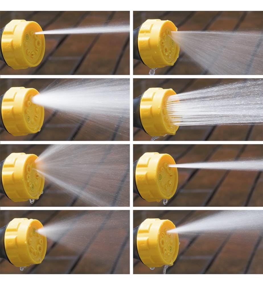 Pistolet à Eau 8 en 1 - Jaune