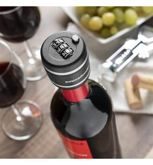 Botlock Blocco per bottiglie di vino - Nero