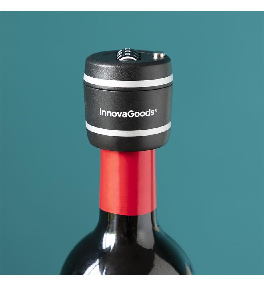Botlock Blocco per bottiglie di vino - Nero