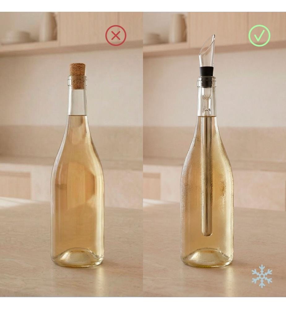 Set di accessori per la refrigerazione del vino - 7 pezzi