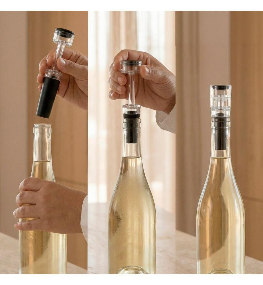 Set di accessori per la refrigerazione del vino - 7 pezzi