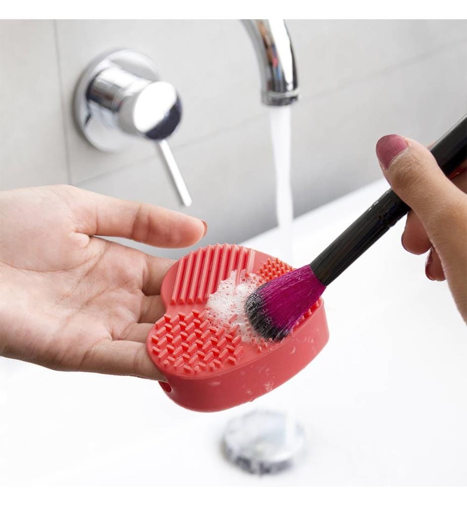 Nettoyeur de brosse à coeur - Rouge