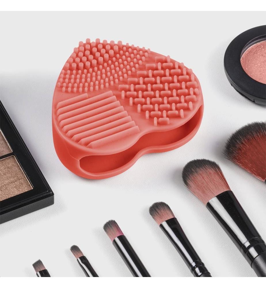 Nettoyeur de brosse à coeur - Rouge