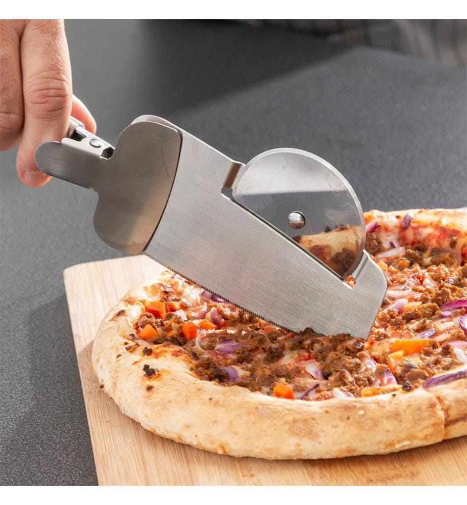 4-in-1-Pizzaschneider - Grau