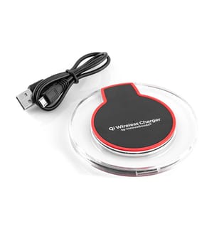 Chargeur sans fil Qi pour smartphones - Transparent