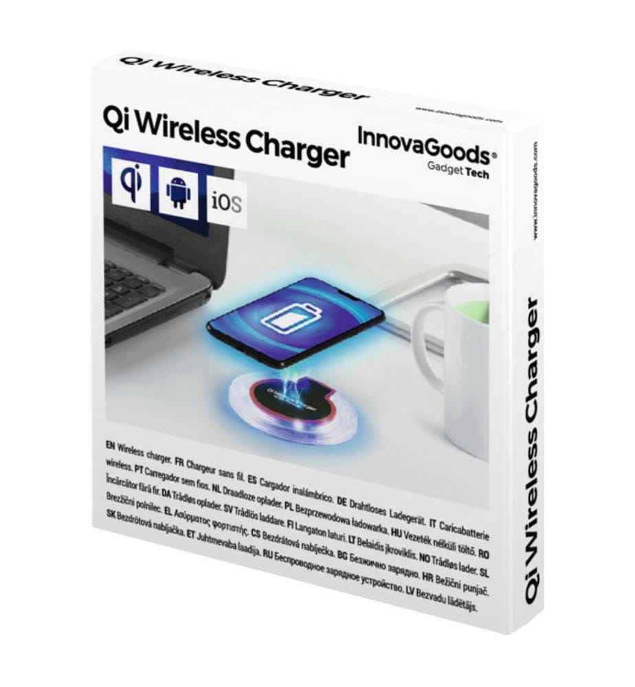 Chargeur sans fil Qi pour smartphones - Transparent