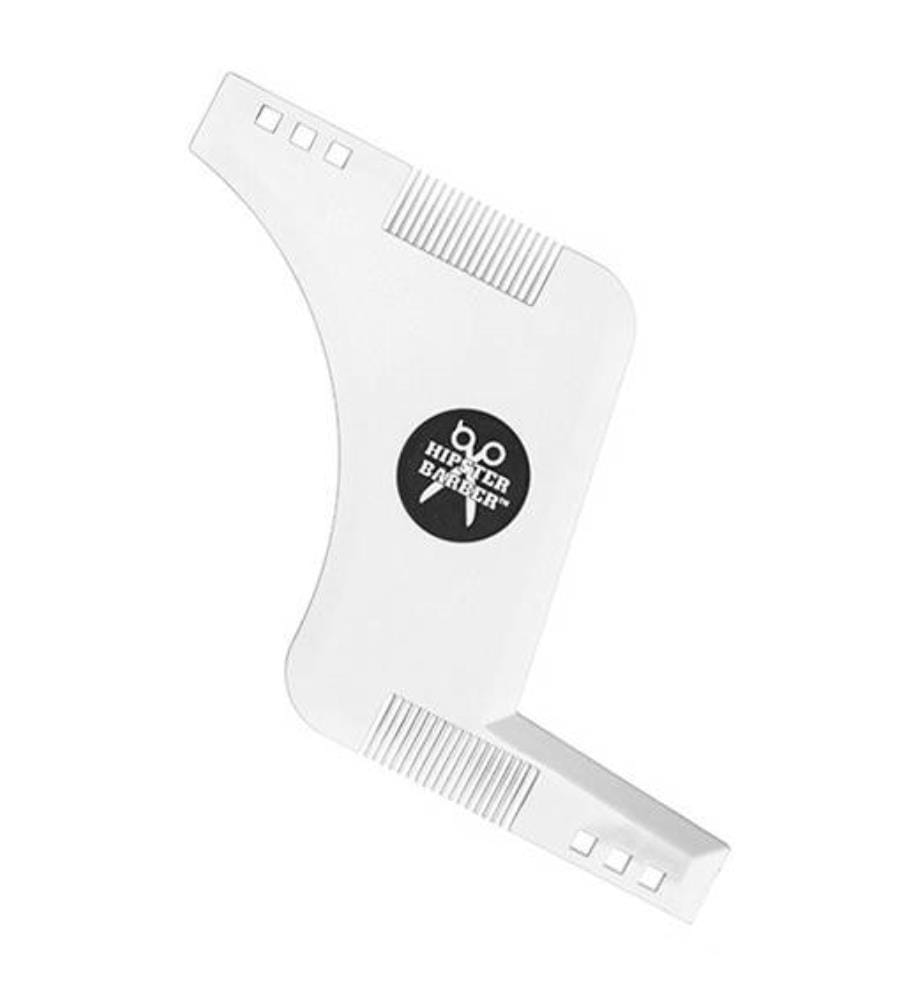 Modèle de barbe de barbier hipster pour le rasage - Transparent