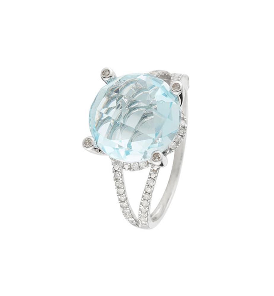 Bague Marovao - Or Blanc 375/1000