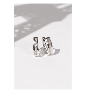 Creolen-Ohrringe Passion - Silber