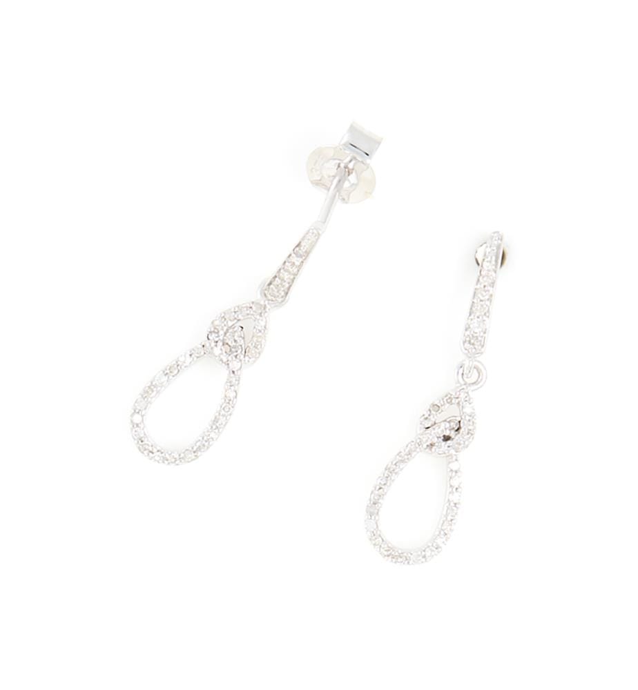 Orecchini Olympe - Oro bianco 375/1000