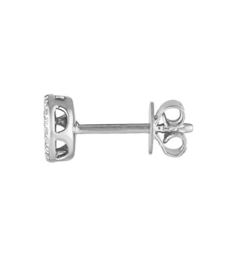 Boucles d'Oreilles Heavenly Diamants 0,18/80 - Or Blanc 375/1000