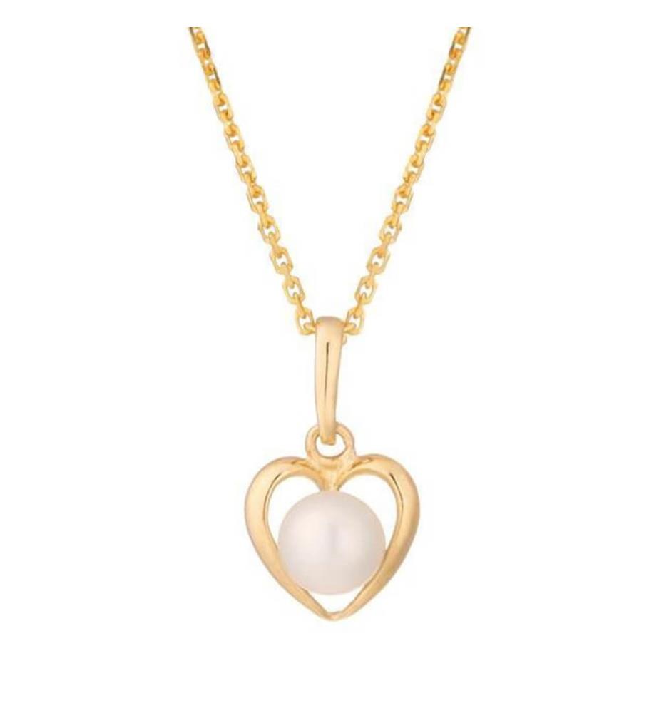 Pendentif en Or Love Pearl - Doré