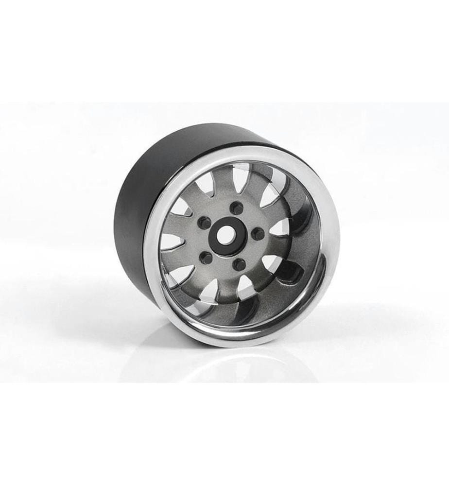 RC4WD - Felgen 1.9 5 Lug Beadlock, Silber 4 Stück