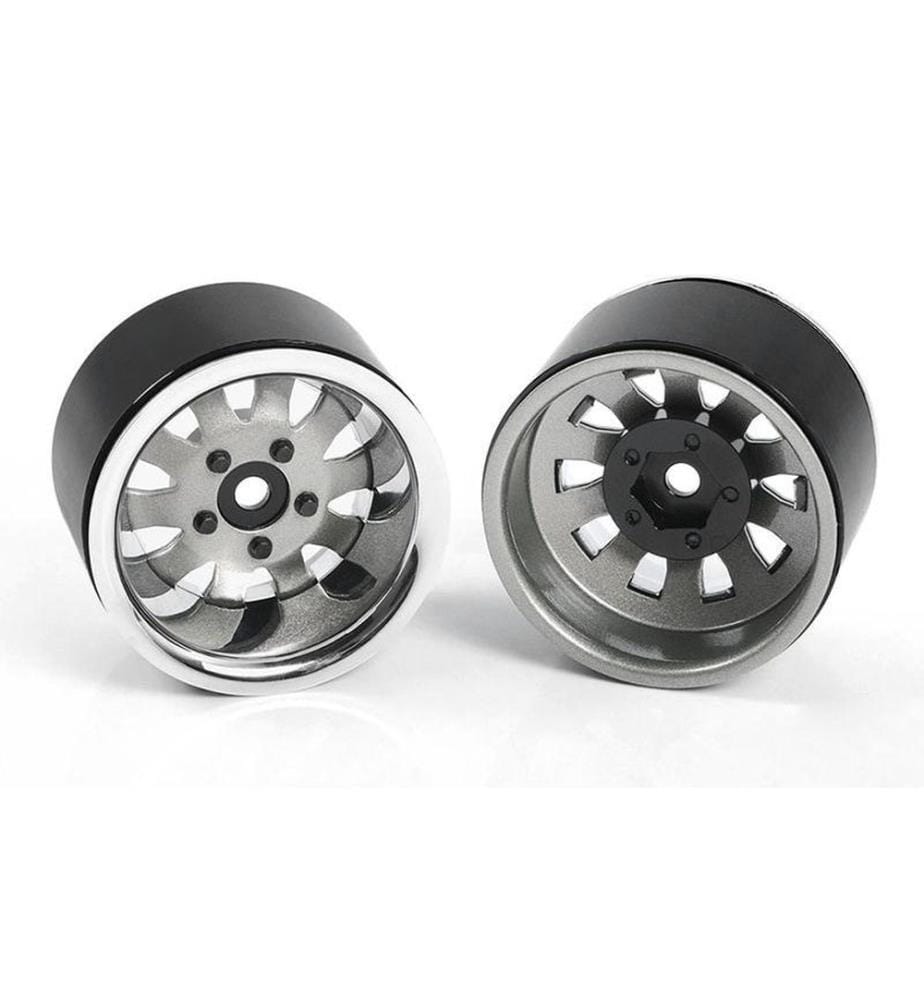 RC4WD - Felgen 1.9 5 Lug Beadlock, Silber 4 Stück