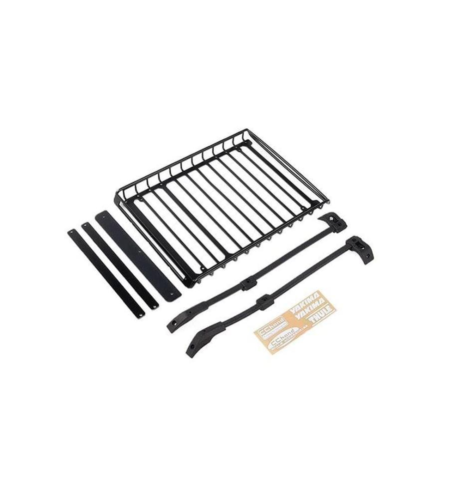 RC4WD - Barres de toit en tube d'acier avec rails de toit TRX-4 21 Bronco, noir
